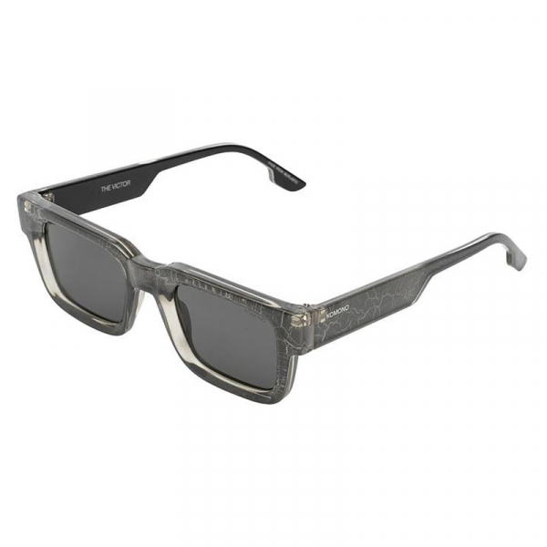 Komono Sunglasses Victor Black Viper gradient smoke lenses,